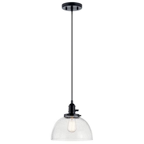 Avery One Light Mini Pendant in Black (12|43853BK)