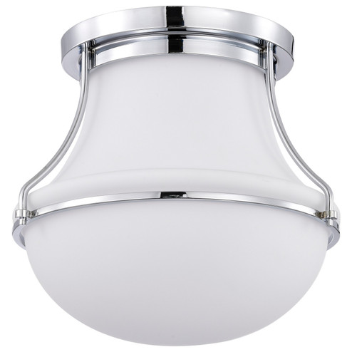 Valdora One Light Flush Mount in Polished Nickel (72|60-7871)