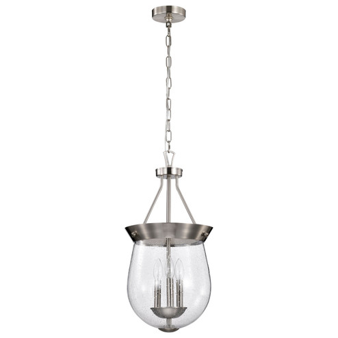 Boliver Three Light Pendant in Brushed Nickel (72|60-7802)