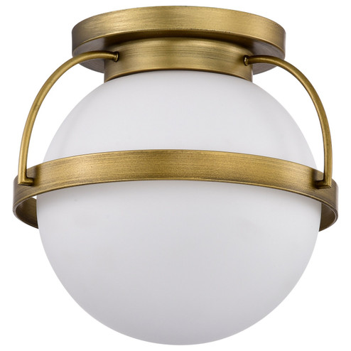 Lakeshore One Light Flush Mount in Natural Brass (72|60-7781)