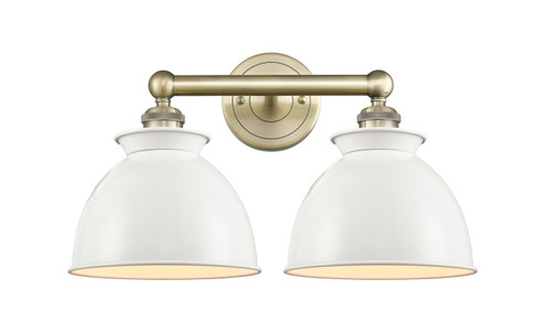 Edison Two Light Bath Vanity in Antique Brass (405|616-2W-AB-M14-W)