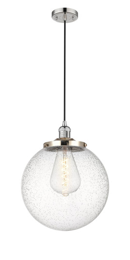 Franklin Restoration One Light Mini Pendant in Polished Nickel (405|201C-PN-G204-14)