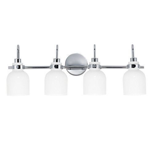 Milk Four Light Bath Vanity in Polished Chrome (16|12334WTPC)