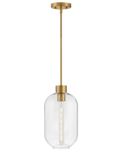 Greer LED Pendant in Lacquered Brass (531|83657LCB)