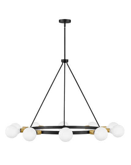 Orla LED Chandelier in Black (531|83610BK)