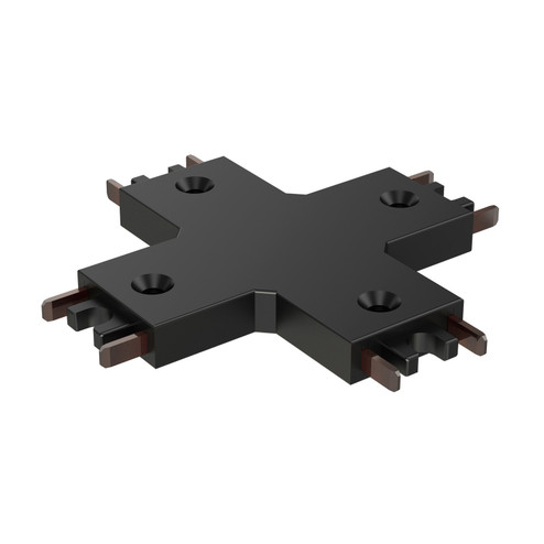 Continuum - Track Track 4-way X Connector in Black (86|ETMSC90-4XW-BK)