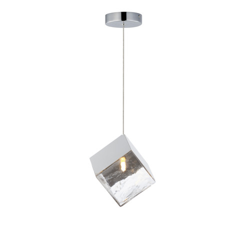 Ice Cube LED Pendant in Polished Chrome (86|E24681-28PC)