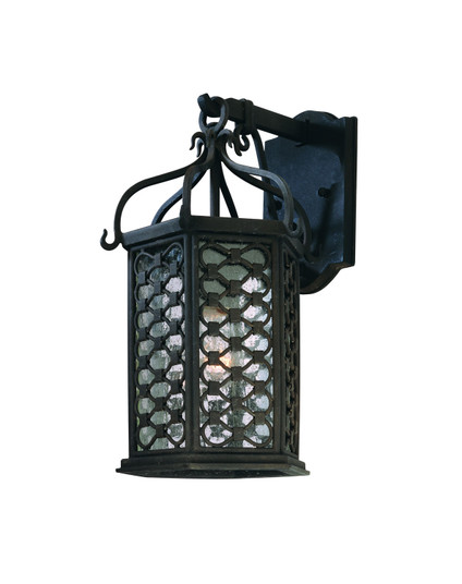 Los Olivos One Light Wall Lantern in Textured Iron (67|B2372-TRN)