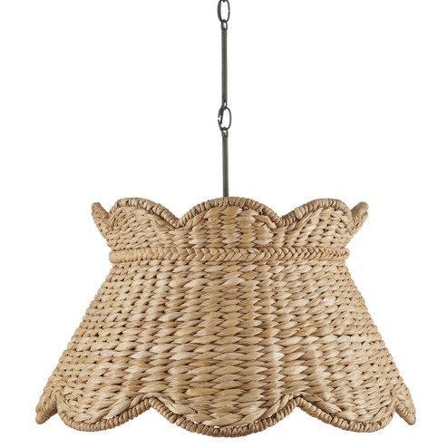 Annabelle One Light Pendant in Natural/Molé Black (142|9000-1115)