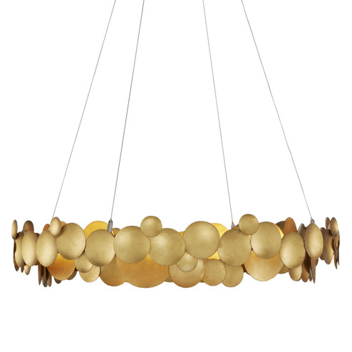 Lavengro One Light Chandelier in Contemporary Gold Leaf (142|9000-0972)