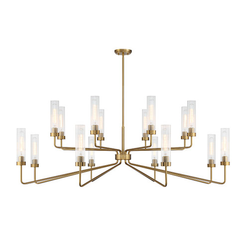 Baker 16 Light Chandelier in Warm Brass (51|1-8862-16-322)