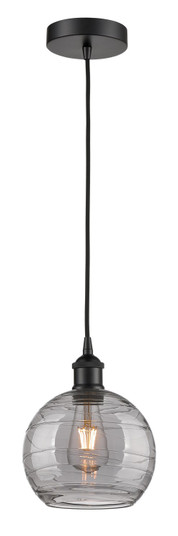 Edison One Light Mini Pendant in Matte Black (405|616-1P-BK-G1213-8SM)