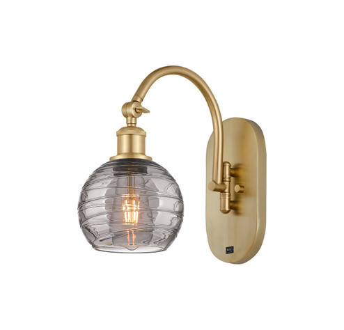Ballston One Light Swing Arm in Satin Gold (405|518-1W-SG-G1213-6SM)