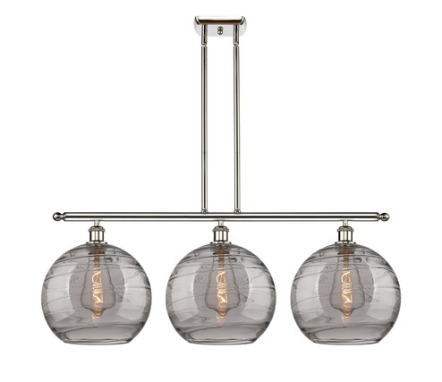 Ballston Three Light Island Pendant in Polished Nickel (405|516-3I-PN-G1213-12SM)
