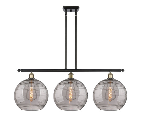 Ballston Three Light Island Pendant in Black Antique Brass (405|516-3I-BAB-G1213-12SM)