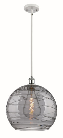 Ballston One Light Pendant in White Polished Chrome (405|516-1S-WPC-G1213-14SM)