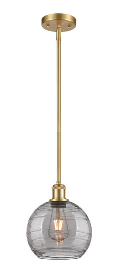 Ballston One Light Mini Pendant in Satin Gold (405|516-1S-SG-G1213-8SM)