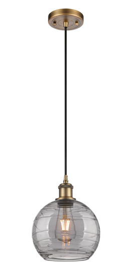 Ballston One Light Mini Pendant in Brushed Brass (405|516-1P-BB-G1213-8SM)