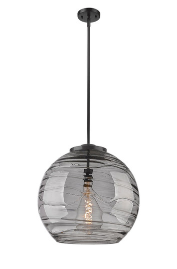 Ballston One Light Pendant in Matte Black (405|221-1S-BK-G1213-18SM)