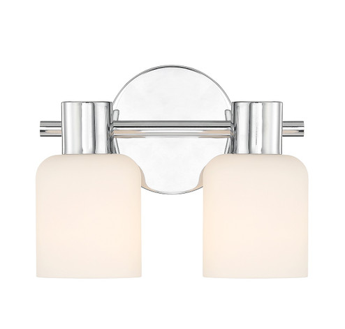 Strand Two Light Bathroom Vanity in Chrome (159|V6-L8-9022-2-11)