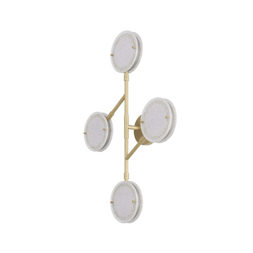 Meridian LED Wall Sconce in Clear Seedy (314|DWC16)