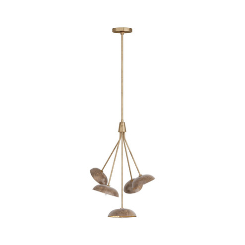 Viper Five Light Chandelier in Vintage Brass (314|DMI06)