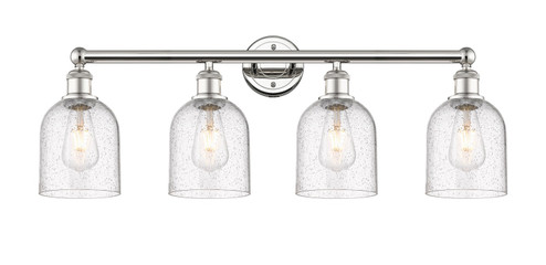 Edison Four Light Bath Vanity in Polished Nickel (405|616-4W-PN-G558-6SDY)