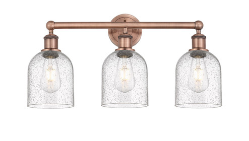 Edison Three Light Bath Vanity in Antique Copper (405|616-3W-AC-G558-6SDY)