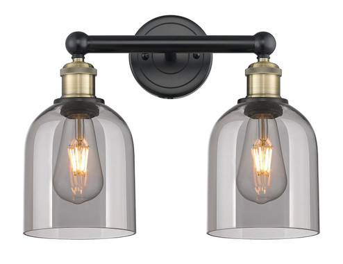 Edison Two Light Bath Vanity in Black Antique Brass (405|616-2W-BAB-G558-6SM)