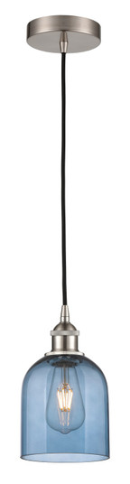Edison One Light Mini Pendant in Brushed Satin Nickel (405|616-1P-SN-G558-6BL)