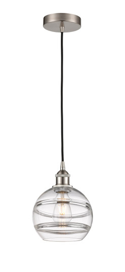Edison LED Pendant in Brushed Satin Nickel (405|616-1P-SN-G556-8CL)