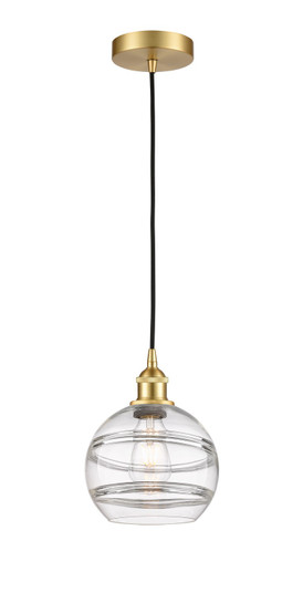 Edison LED Pendant in Satin Gold (405|616-1P-SG-G556-8CL)