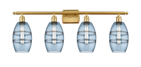 Ballston LED Bath Vanity in Satin Gold (405|516-4W-SG-G557-6BL)