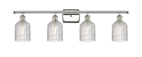 Ballston Four Light Bath Vanity in Polished Nickel (405|516-4W-PN-G559-5CL)
