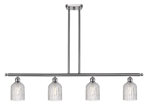 Ballston Four Light Island Pendant in Brushed Satin Nickel (405|516-4I-SN-G559-5CL) Ballston Four Light Island Pendant in Brushed Satin Nickel (405|516-4I-SN-G559-5CL)