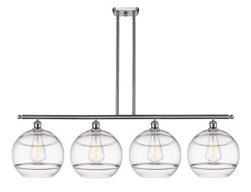 Ballston Four Light Island Pendant in Brushed Satin Nickel (405|516-4I-SN-G556-12CL)