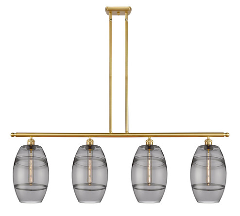 Ballston LED Island Pendant in Satin Gold (405|516-4I-SG-G557-8SM)