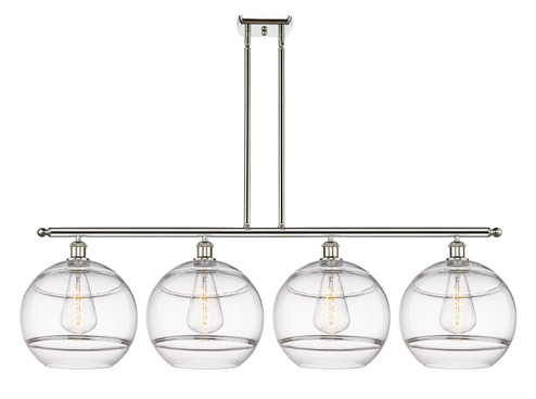 Ballston Four Light Island Pendant in Polished Nickel (405|516-4I-PN-G556-12CL)