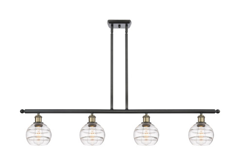 Ballston LED Island Pendant in Black Antique Brass (405|516-4I-BAB-G556-6CL)