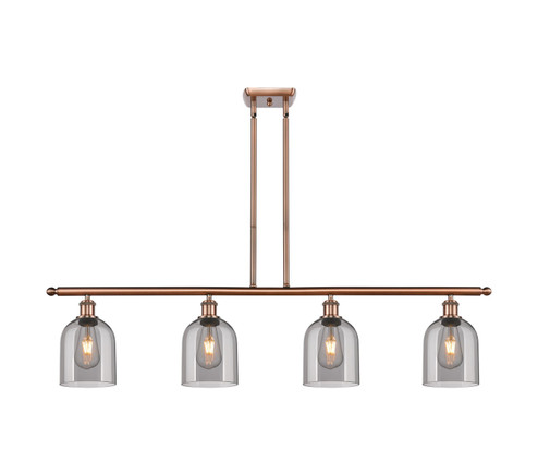 Ballston Four Light Island Pendant in Antique Copper (405|516-4I-AC-G558-6SM)