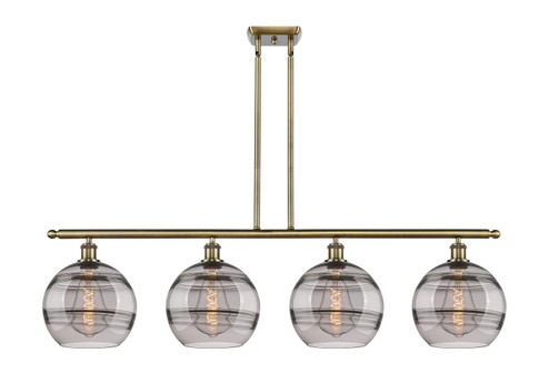Ballston Four Light Island Pendant in Antique Brass (405|516-4I-AB-G556-10SM)