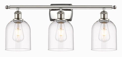 Ballston Three Light Bath Vanity in Polished Nickel (405|516-3W-PN-G558-6CL)