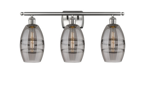 Ballston Three Light Bath Vanity in Polished Chrome (405|516-3W-PC-G557-6CL)