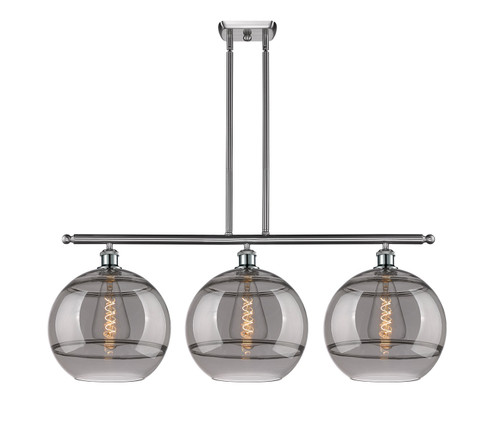 Ballston Three Light Island Pendant in Brushed Satin Nickel (405|516-3I-SN-G556-12SM)