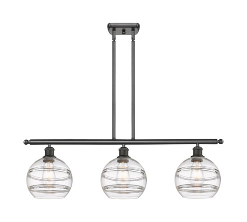 Ballston LED Island Pendant in Oil Rubbed Bronze (405|516-3I-OB-G556-8CL)