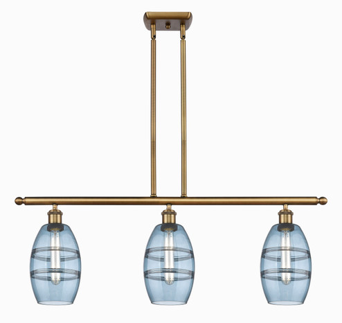 Ballston LED Island Pendant in Brushed Brass (405|516-3I-BB-G557-6BL)