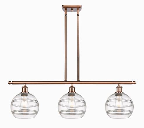 Ballston LED Island Pendant in Antique Copper (405|516-3I-AC-G556-8CL)