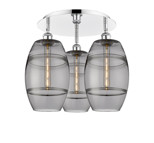 Ballston LED Flush Mount in Polished Chrome (405|516-3C-PC-G557-8SM)