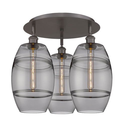 Ballston LED Flush Mount in Oil Rubbed Bronze (405|516-3C-OB-G557-8SM)