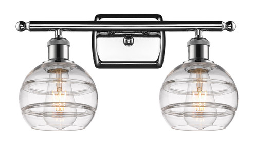 Ballston LED Bath Vanity in Polished Chrome (405|516-2W-PC-G556-6CL)